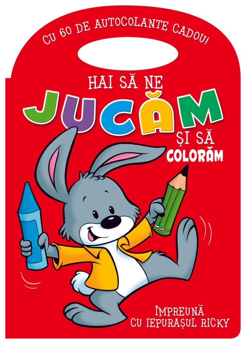 Hai să ne jucăm și să colorăm împreună cu iepurașul Ricky