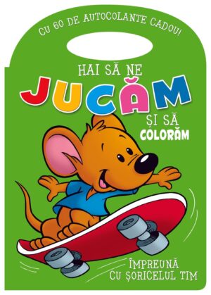 Hai să ne jucăm și să colorăm împreună cu șoricelul Tim