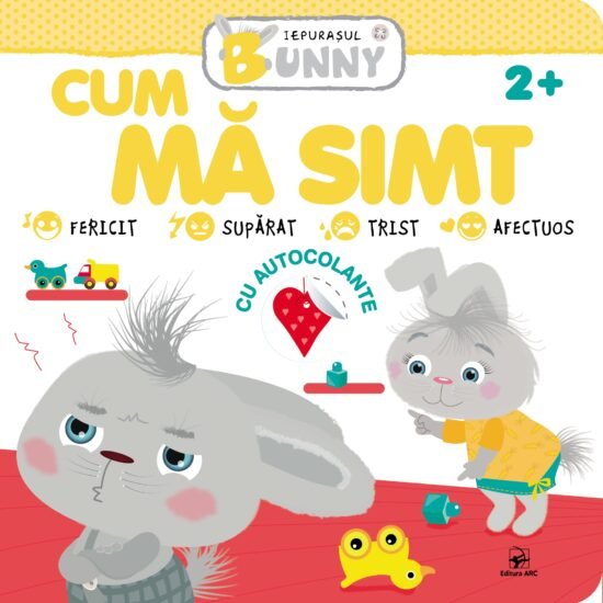 Cum mă simt. Iepurașul Bunny. Cu autocolante.