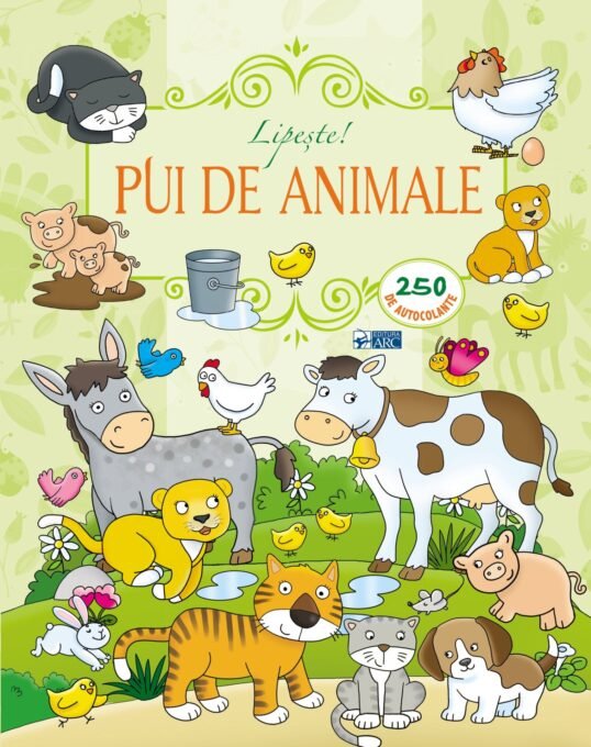 Lipește pui de animale. 250 de autocolante