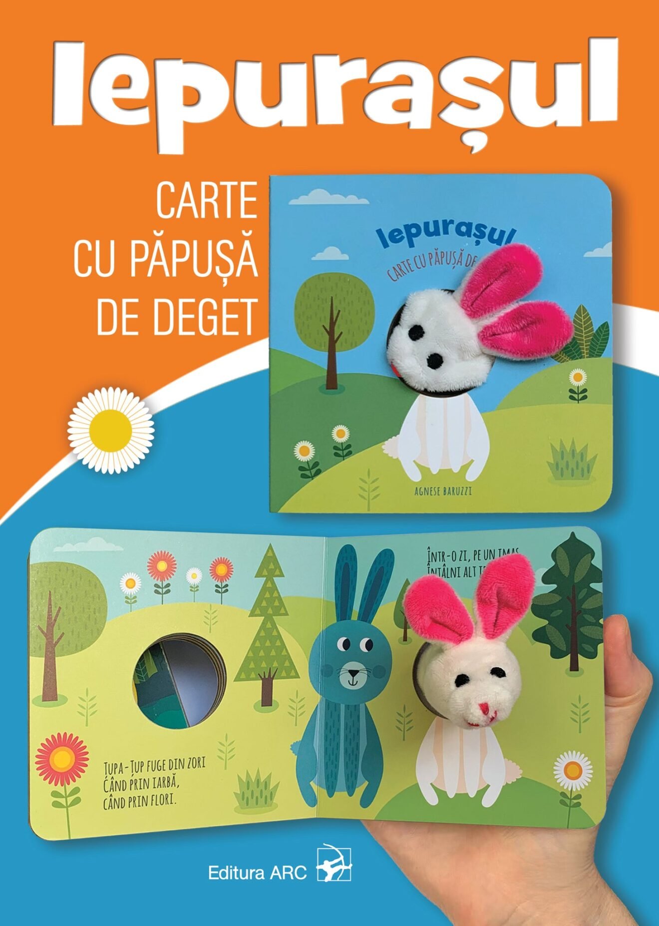 Iepurașul. Carte cu păpușă de deget – Editura Arc