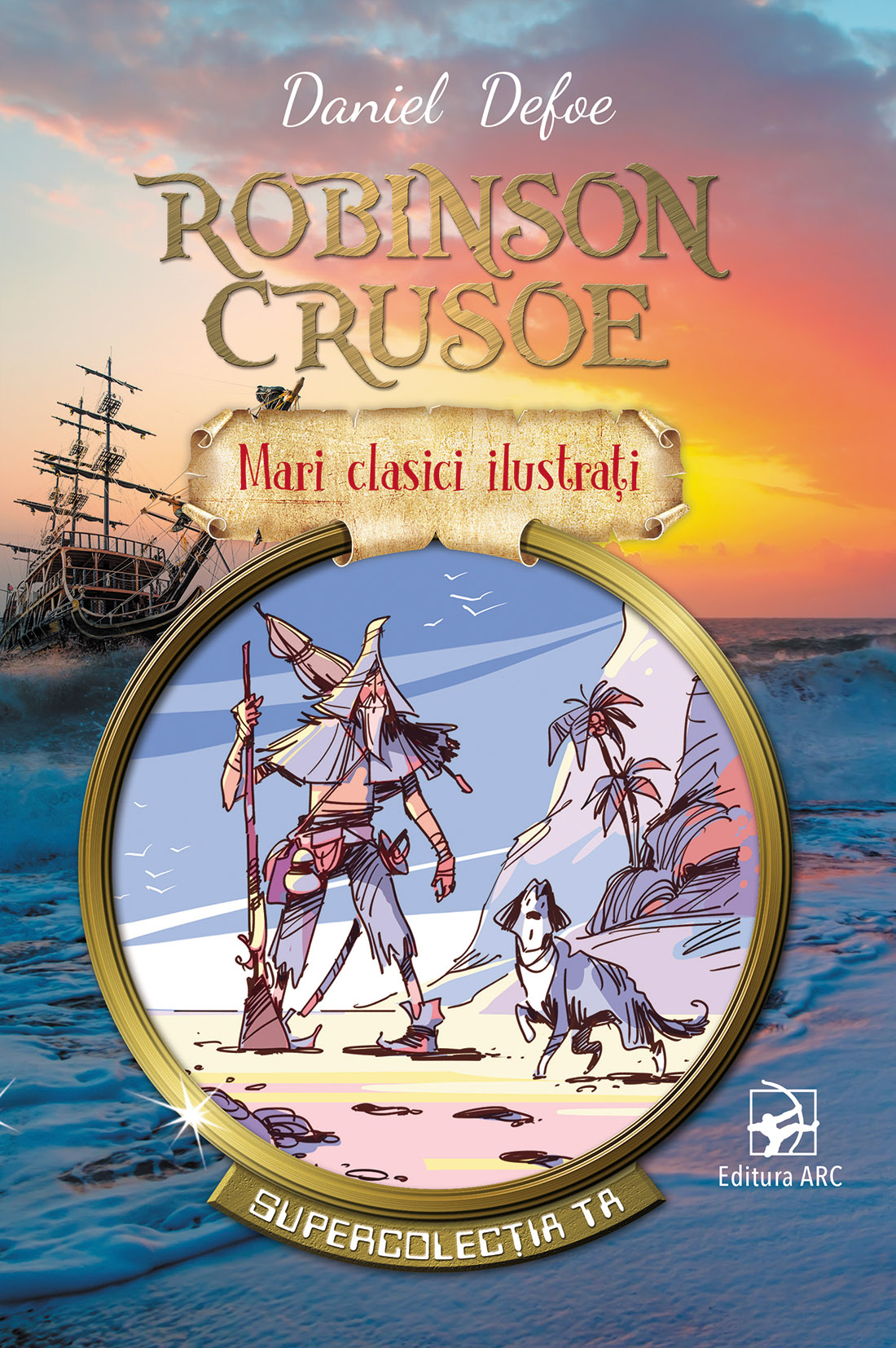 Robinson Crusoe. Mari clasici ilustrați 
