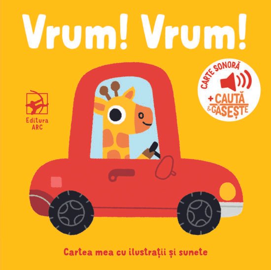 Vrum! Vrum! Carte sonoră + Caută & Găsește