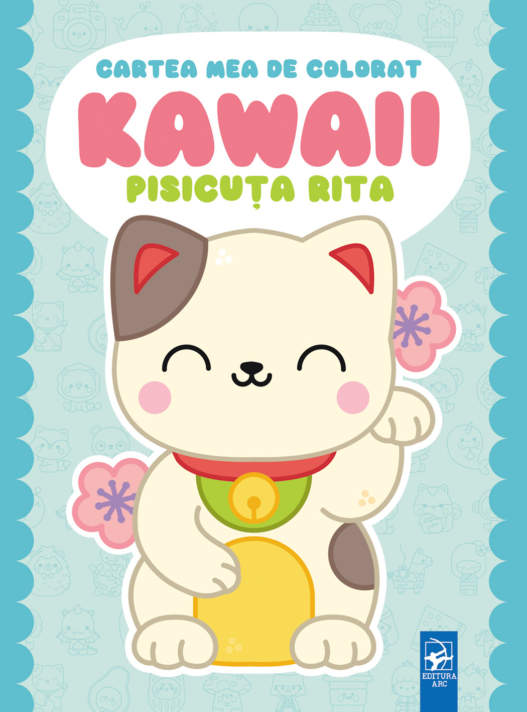 Cartea mea de colorat KAWAII. Pisicuța Rita