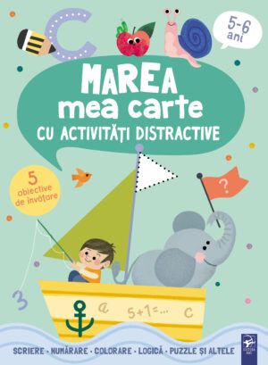 Marea mea carte cu activități distractive. 5-6 ani